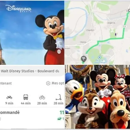 Disneyland 4 Personnes Wifi Box Proche Gare Bus * Esbly